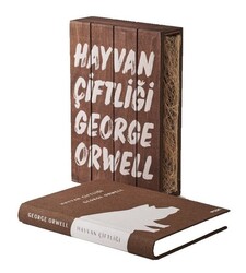 Hayvan Çiftliği Ahşap Kutulu Özel Baskı - George Orwell - Thumbnail