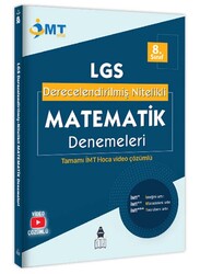 İMT Hoca Yayınları - İMT Hoca Yayınları 8.Sınıf LGS Derecelendirilmiş Nitelikli Matematik Denemeleri