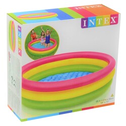 Intex - Intex 3 Boğumlu Sunset Yumuşak Tabanlı Havuz 147x33 cm