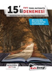 Kafa Dengi Yayınları - Kafa Dengi TYT Matematik 15 Li Deneme Seti