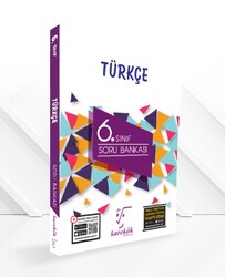 Karekök Yayınları - Karekök 6.Sınıf Türkçe Soru Bankası
