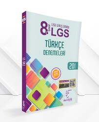 Karekök Yayınları - Karekök 8.Sınıf LGS Türkçe 20 Deneme
