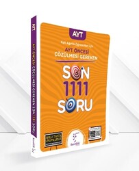 Karekök Yayınları - Karekök AYT Öncesi Çözülmesi Gereken Son 1111 Soru Eşit Ağırlık