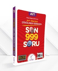 Karekök Yayınları - Karekök AYT Öncesi Çözülmesi Gereken Son 999 Soru Sözel