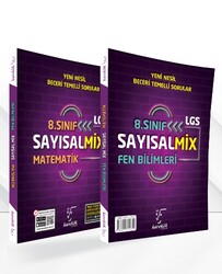 Karekök Yayınları - Karekök LGS 8.Sınıf Sayısal Mix Matematik Fen Bilimleri