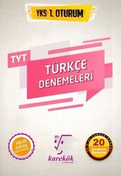Karekök Yayınları - Karekök YKS 1.Oturum TYT Türkçe Denemeleri