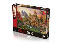 Ks Games 1000 Parça Puzzle Castle Land - Thumbnail