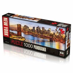 Ks Games 1000 Parça Puzzle Panoramik Sunset - Thumbnail
