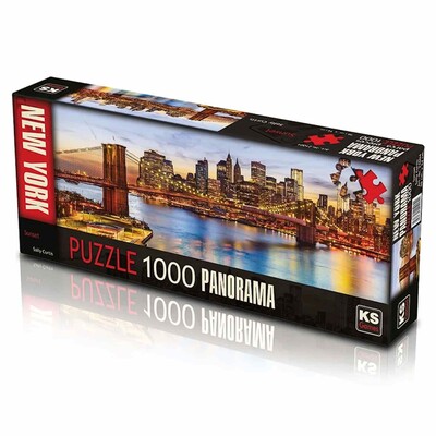 Ks Games 1000 Parça Puzzle Panoramik Sunset