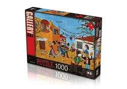 Ks Games 1000 Parça Puzzle Pueblo - Thumbnail