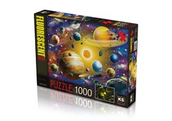 Ks Games 1000 Parça Puzzle Solar System - Thumbnail