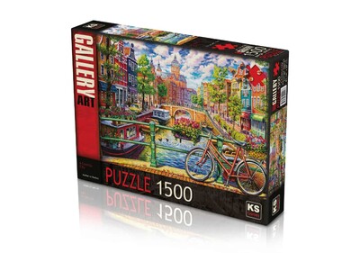 Ks Games 1500 Parça Puzzle A Colorful City