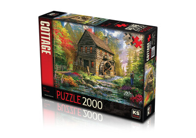 Ks Games 2000 Parça Puzzle Mill Cottage