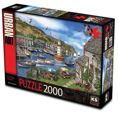 Ks Games 2000 Parça Puzzle Village Harbour