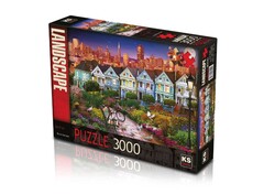 Ks Games 3000 Parça Puzzle San Fran - Thumbnail