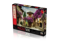 KS Games - Ks Games 500 Parça Puzzle Flowered Village House