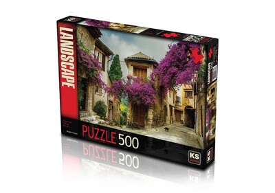Ks Games 500 Parça Puzzle Flowered Village House