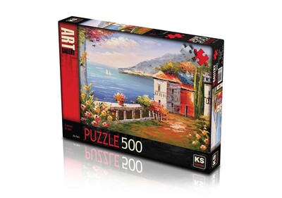 Ks Games 500 Parça Puzzle Garden & Sea Jin Park