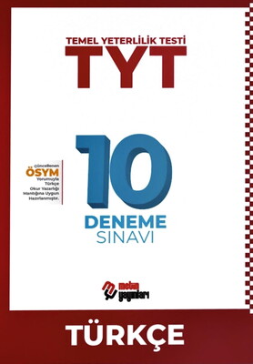 Metin Yayınları TYT Türkçe 10 Deneme