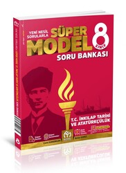 Model Eğitim Yayınları - Model 8.Sınıf LGS Süper Model İnkılap Tarihi ve Atatürkçülük
