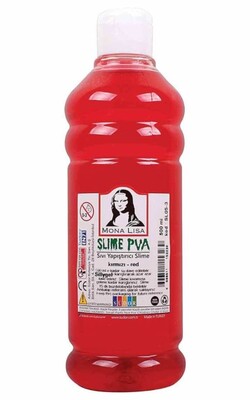 Monalisa Sıvı Slime Yapıştırıcısı 500 ml Kırmızı