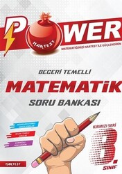 Nartest Yayınları - Nartest 8.Sınıf Kırmızı Power Matematik Soru Bankası