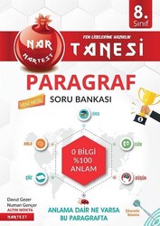 Nartest Yayınları - Nartest 8.Sınıf LGS Nar Tanesi Paragraf Yeni Nesil Soru Bankası