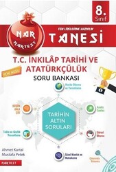 Nartest Yayınları - Nartest 8.Sınıf LGS Nar Tanesi T.C.İnkılap Tarihi ve Atatürkçülük Soru Bankası