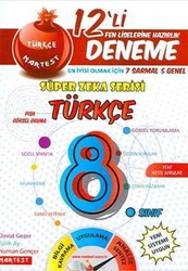 Nartest Yayınları - Nartest 8.Sınıf LGS Türkçe 12 Li Deneme Sınavı