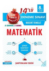 Nartest Yayınları - Nartest 8.Sınıf Nar tanesi Matematik 14 Deneme Sınavı