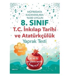 Nartest Yayınları - Nartest 8.Sınıf T.C.İnkılap Tarihi ve Atatürkçülük Yaprak Testi
