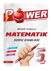 Nartest Yayınları - Nartest 5.Sınıf Kırmızı Power Matematik Soru Bankası