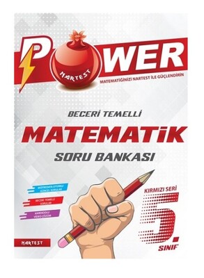 Nartest 5.Sınıf Kırmızı Power Matematik Soru Bankası