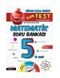 Nartest Yayınları - Nartest 5.Sınıf Süper Zeka Pısa-Tımss Matematik Soru Bankası Fen Liselerine Hazırlık