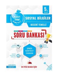 Nartest Yayınları - Nartest 5.Sınıf Süper Zeka Sosyal Bilgiler Soru Bankası Fen Liselerine Hazırlık