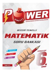 Nartest Yayınları - Nartest 6.Sınıf Kırmızı Power Matematik Soru Bankası