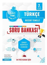 Nartest Yayınları - Nartest 7.Sınıf Mavi Türkçe Soru Bankası