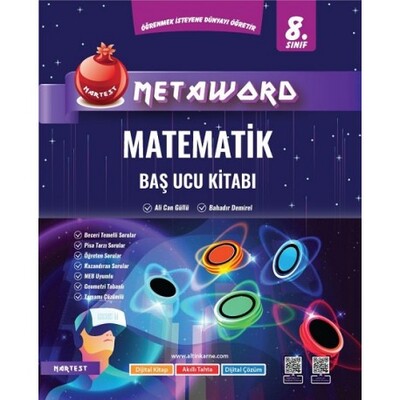 Nartest 8. Sınıf Metaword Matematik Baş Ucu Kitabı