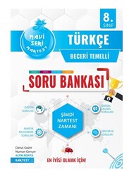 Nartest Yayınları - Nartest 8. Sınıf Türkçe Mavi Soru Bankası