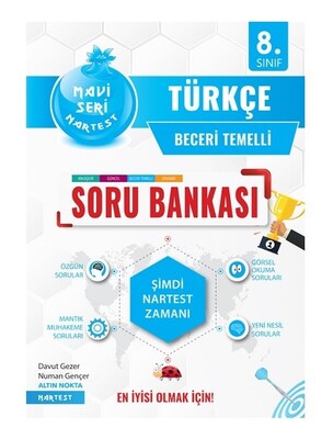 Nartest 8. Sınıf Türkçe Mavi Soru Bankası