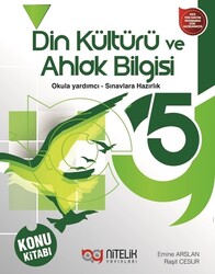 Nitelik Yayınları - Nitelik 5.Sınıf Din Kültürü ve Ahlak Bilgisi Konu Kitabı
