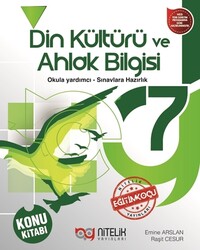 Nitelik Yayınları - Nitelik 7.Sınıf Din Kültürü ve Ahlak Bilgisi Konu Kitabı