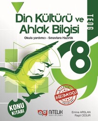 Nitelik Yayınları - Nitelik 8.Sınıf Din Kültürü ve Ahlak Bilgisi Konu Kitabı
