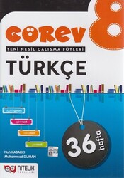 Nitelik Yayınları - Nitelik 8.Sınıf Görev Türkçe Yeni Nesil Çalışma Föyleri