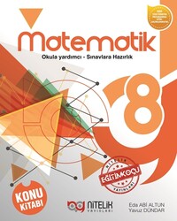 Nitelik Yayınları - Nitelik 8.Sınıf LGS Matematik Konu Kitabı