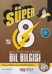 Nitelik Yayınları - Nitelik 8.Sınıf LGS Süper Yeni Nesil Dil Bilgisi Soru Bankası