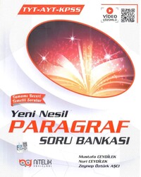 Nitelik Yayınları - Nitelik TYT AYT KPSS Yeni Nesil Paragraf Soru Bankası Video Çözümlü