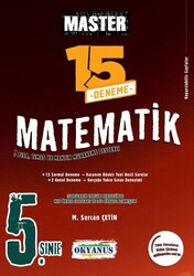 Okyanus Yayınları - Okyanus 5.Sınıf Master 15 Matematik Denemesi
