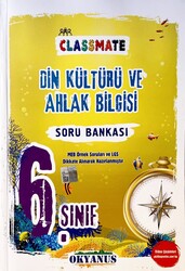 Okyanus Yayınları - Okyanus 6.Sınıf Classmate Din Kültür ve Ahlak Bilgisi Soru Bankası