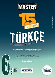 Okyanus Yayınları - Okyanus 6.Sınıf Master 15 Türkçe Denemesi